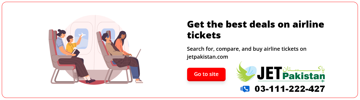 Book Now Online Tickets with JetPakistan-com